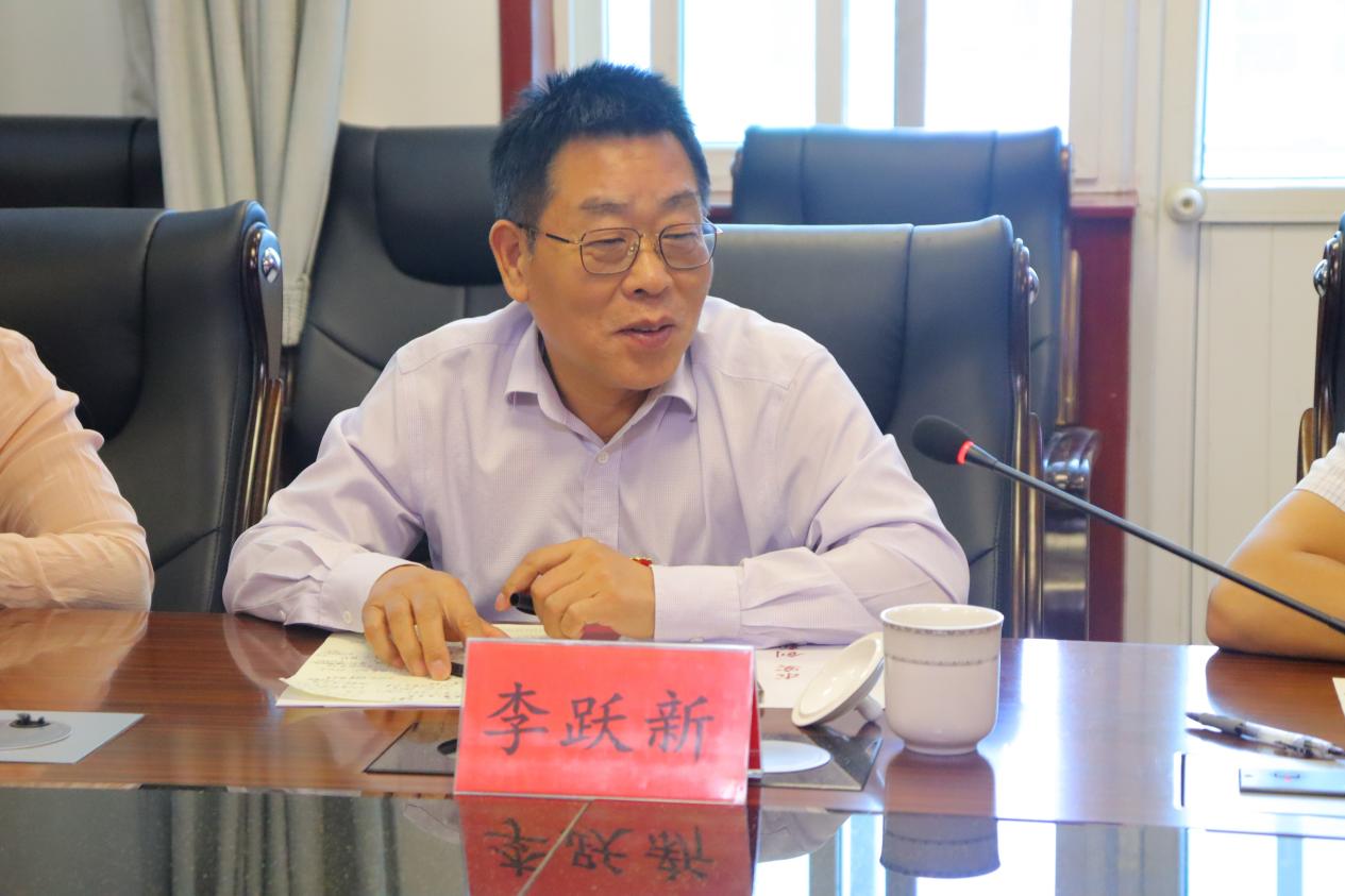 8进入欧博官方网站党委书记李跃新讲话